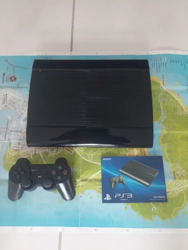 PS3 desbloqueado com 40 jogos e 1 controle "30 dias de garantia"