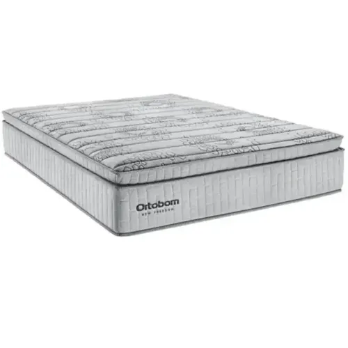 Colchão New Freedom Casal Molas Ensacadas com Pillow Top 32x188x138cm Ortobom