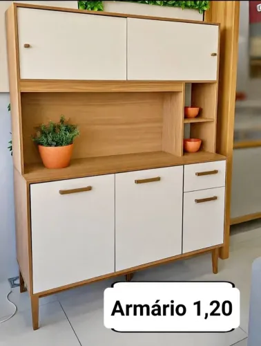 Lindo Armário de Cozinha 1,20 Completo Promoção