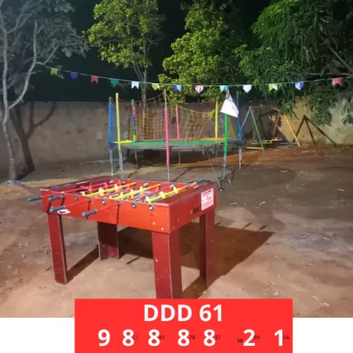 Aluguel de cama elástica + piscina de bolinhas