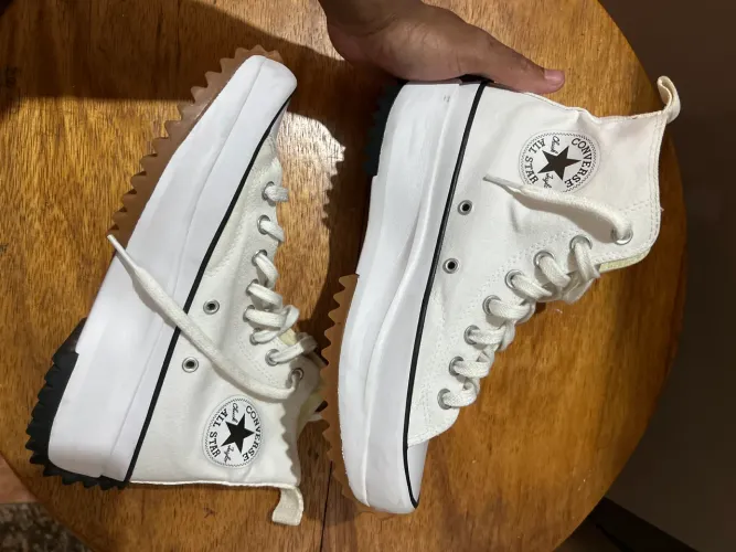 Tênis Converse All Star Run Hike Unissex Cano Alto Branco