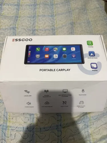 Central Multimídia Universal Wifi Carplay Android Auto 10.26
