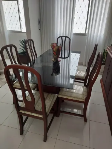 Mesa de Jantar Líder com 6 cadeiras