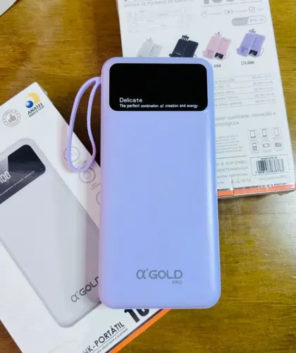 Carregador Portátil Bateria Powerbank 10000 mAh Novo - Garantia