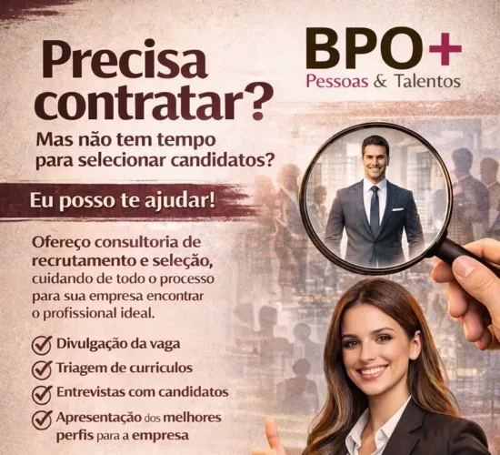BPO RECRUTAMENTO E SELEÇÃO PARA EMPRESAS