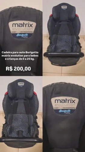 CADEIRA DE AUTO MATRIX DE 0 A 25KG