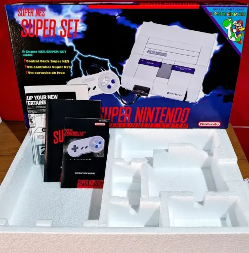 Caixa repro para Super Nintendo