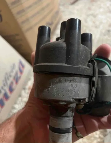distribuidor ignição vw fusca kombi com tampa bosch + rotor completo original