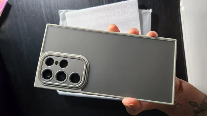CAPA SPACE SAMSUNG S22 ULTRA CINZA