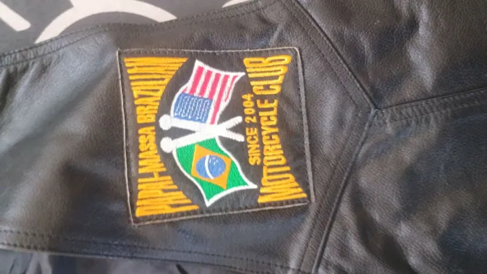 Colete de Couro da Marca kookie (tamanho 3XL)