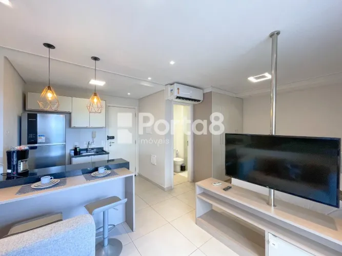 Apto 1 Dorm 33m² Jardim Tarraf II Mobiliado Perto do Hospital de Base