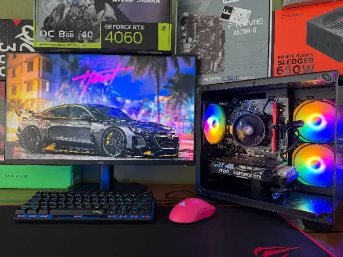 PC-Gamer Ryzen 5-3600 A520M 8gb SSD-240gb RTX-2060 MSI 12gb Edition