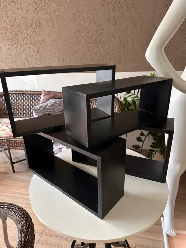 Vendo Kit com 4 Nichos em MDF Preto