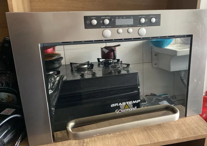 Forno microondas embutido gourmet