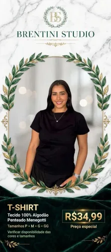 T-SHIRT 100% ALGODÃO | CAMISA