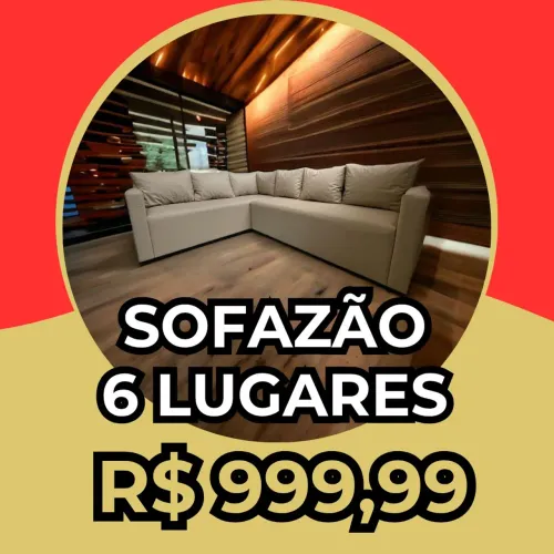 SOFAZÃO 6 lugares, NOVOS!! R$ 999,99