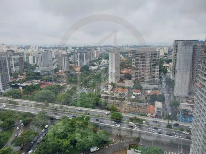 LOCAÇÃO APARTAMENTO STUDIO NO BROOKLIN COM LAZER 1 VAGA 38M²