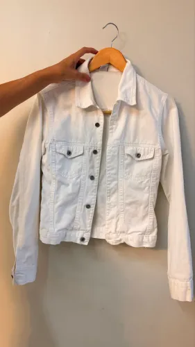 Jaqueta Jeans Branca