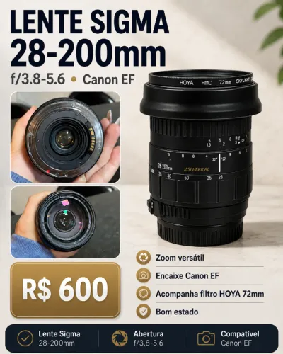 Lente Sigma 28-200