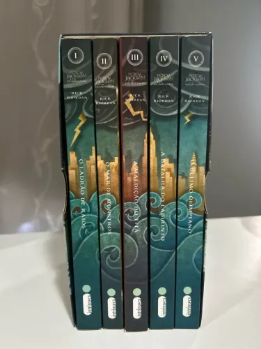 Box Percy Jackson e os Olimpianos vol. I ao V