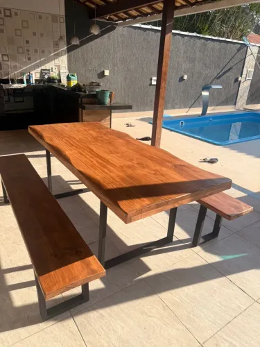Mesa rústica