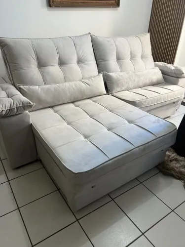 Sofá Retrátil e Reclinável Modular na Oferta! De R$ 2.389,00 por R$ 1.899,00