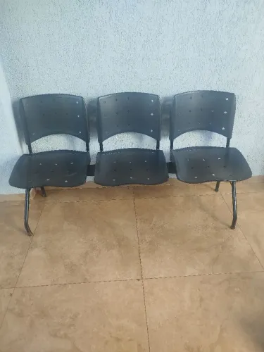 Cadeira de espera 3 lugares