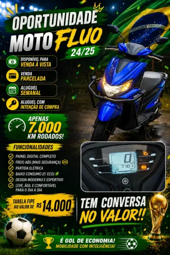 MOTO YAMAHA FLUO 24/25 OPORTUNIDADE