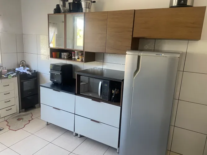 Armário de cozinha modulado em excelente estado