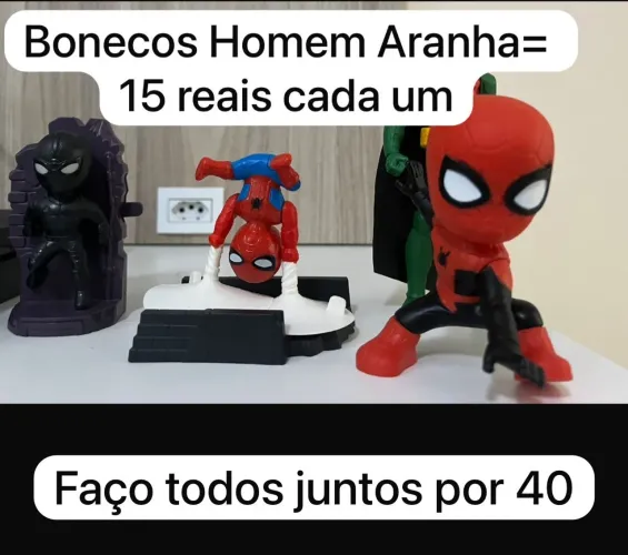 Bonecos Homem Aranha