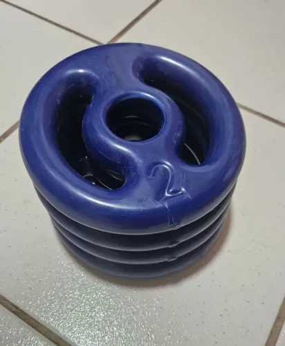 Anilhas de peso emborrachadas para treino 