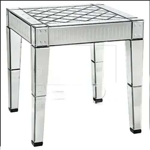 Mesa Lateral Espelho Baccarat - 0,50 x 0,50 x 0,50 altura 