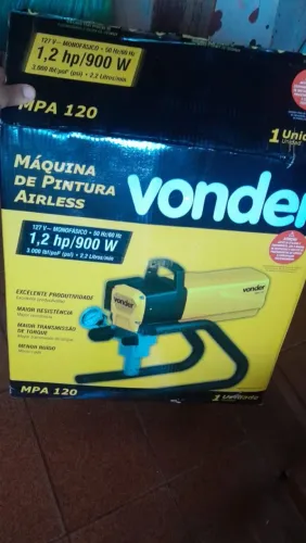 Máquina de Pintura Airless Vonder MPA 120 - Usada Apenas 2 Vezes, Estado de Nova