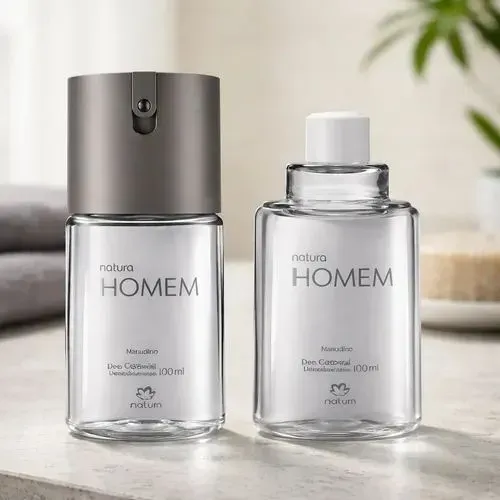 Kit Desodorante Deo Corporal Natura Homem