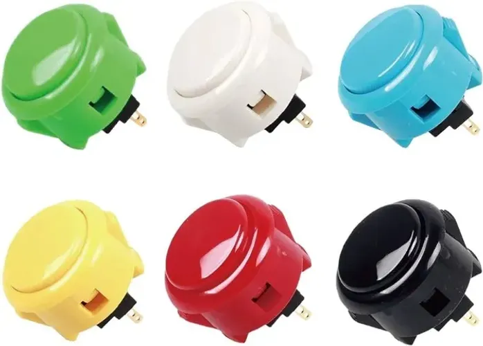 botao para fliperama arcade sanwa com micro