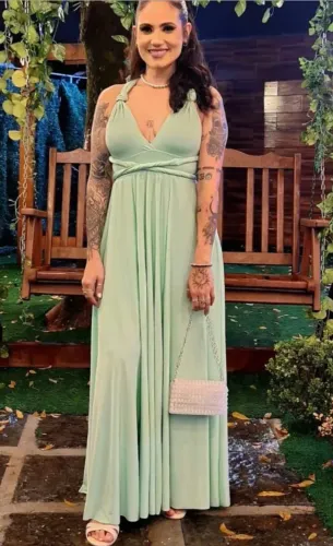 Vestido Multi Amarrações tamanho único 