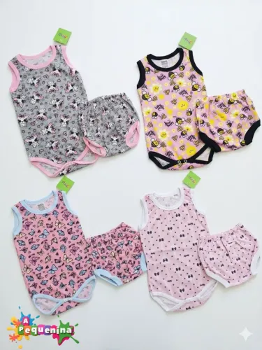 Conjunto Body e tapa fralda menina ?