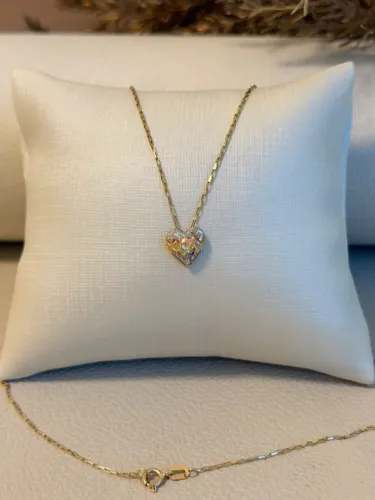 Conjunto de ouro 18k nova garantia eterna certificado loja