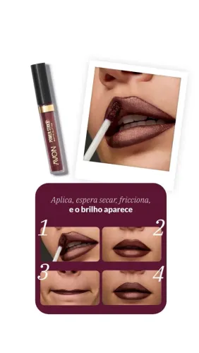 Batom Liquido Nude Iluminado Power Stay Matte Glitter