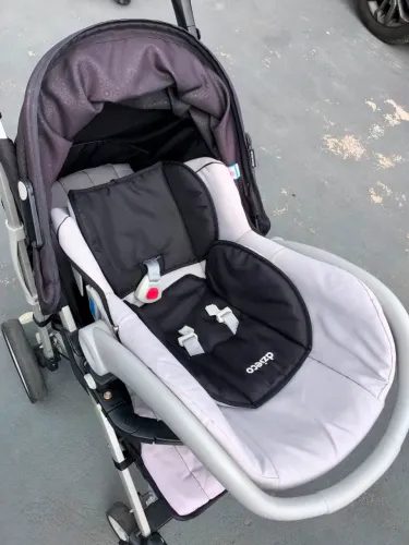 Carrinho de bebê travel system + bebê conforto dzieco tatus Galzerano