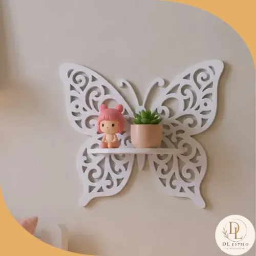 Prateleira de Borboleta e Decoração para Casa
