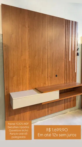 Painel para tv até 65 polegadas 12x sem juros