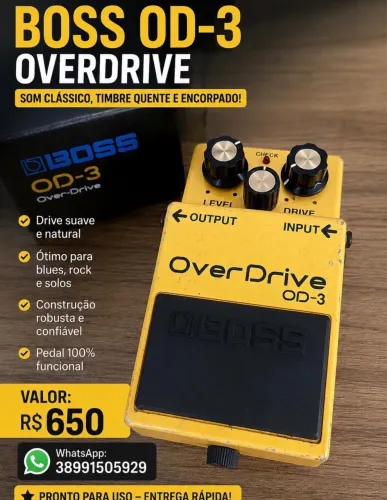 Pedal overdrive 