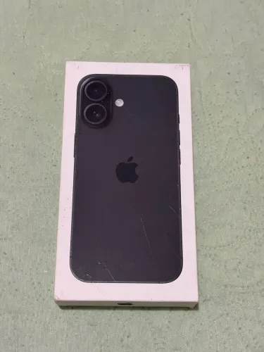 caixa vazia iphone 16 preto