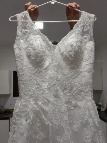 01 vestido de noiva manequim 42 Casa Assuff 