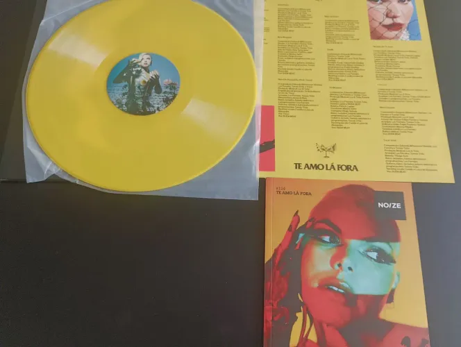 Duda Beat - Te amo lá fora - vinil amarelo 1° prensagem noize #124