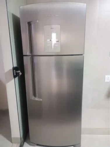 Geladeira Duplex Brastemp aço escovado