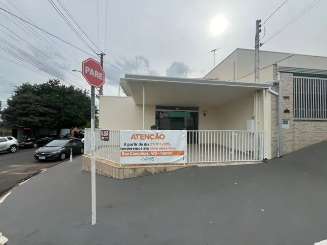 Salão Comercial para locação no Centro em Cosmópolis
