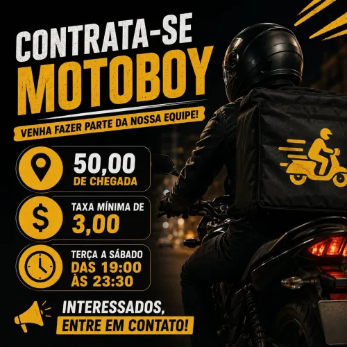 Preciso de motoboy fixo