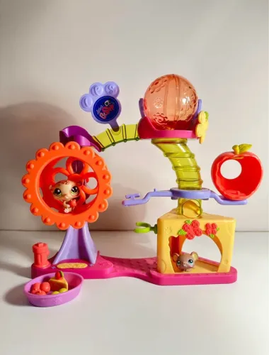 Littlest Pet Shop - Hamster Playground (Hasbro) + 2 pets